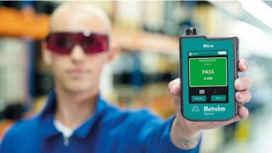 Mira P for the pharmaceutical industry: Instant verification of raw materials